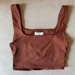 Aritzia Babaton Square Neck Crop Top